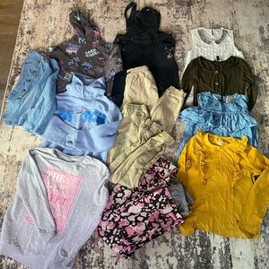 Multiples Kids Sweatshirt Collection - Gray, Blue, age 12-14 girls bundle